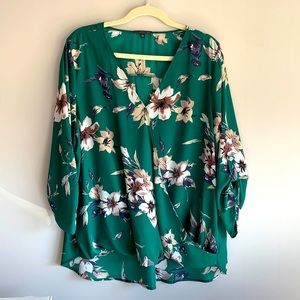 High low blouse worn once